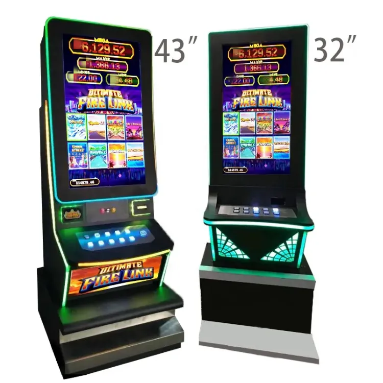 FIRE LINK 8 en 1 Machine complète Machines de jeu ultimes/écran tactile de plateau de jeu Pog PopularJackpot pièces verticales Id