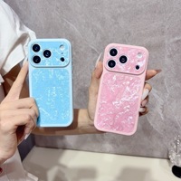 Coque de téléphone portable transparente de style bonbon pour iPhone 16 Pro avec protection anti-traces de doigts et logo personnalisé