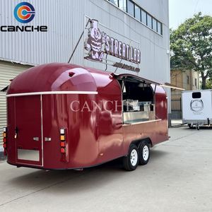 Camiones de Comida Rápida Comerciales de Acero Inoxidable con Color y Tamaño Personalizados, Estándar Estadounidense, Remolque Móvil de Comida Callejera, Comida para Refrigerios - Product Image 6