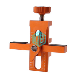 10mm Rebondisseur poinçonné gabarit de montage armoire armoire porte panneau gabarit d'installation 2 en 1 rapide <span class=keywords><strong>placard</strong></span> porte modèle de montage outil - Product Image 5