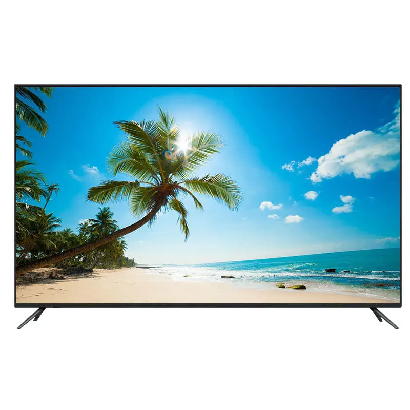 Wholesale TV 50 55 65 inch LED televisions android tv OEM WebOs system Ultra HD 4k LED Tv Borderless Best quality