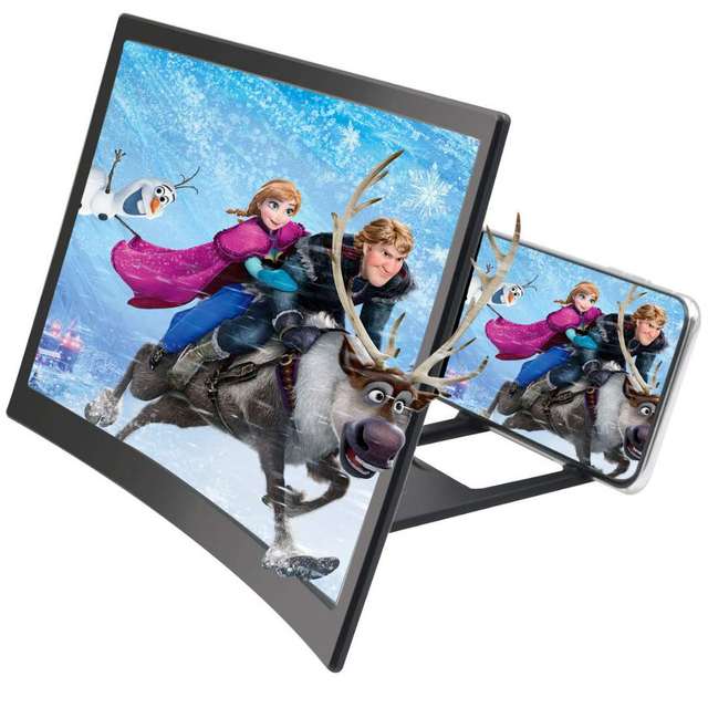 12 Inches 12" 3D Cellphone Screen Video Amplifier Pull Out Ultra HD 3D Enlarger 2020 Top Popular Mobile Phone Screen Magnifier
