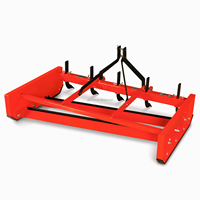 Vente chaude 72 pouces Construction Skid Steer Attachments Machine Land Leveler Cultivation Box Grader pour machines agricoles
