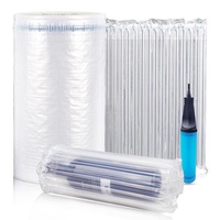 Emballage d'expédition YS en plastique 50mic 250m/rouleau, sac gonflable à colonnes d'air anti-perforation pour protection logistique