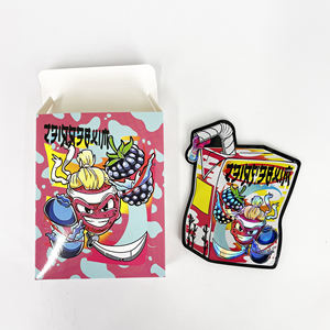 Embalaje de goma de plástico holográfico de alta calidad comestible 3,5 bolsas y caja de Mylar en Stock Min 100 Set - Product Image 5