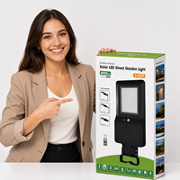 Lampe solaire intégrée 40W PRO pour éclairage public, 6000lm, capteur de mouvement PIR, durée de vie de 8 ans, 3CCT, IP65, pour jardin, allée, route, extérieur
