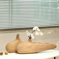Moderne Simple Personnalisé Résine Vase Creative Bureau Ornement Décoratif Doux Décoration Fabricant Une Pièce Dropshipping