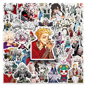 50 Pezzi Adesivi di Alta Qualità Ispirati agli Anime Giapponesi, Graffiti Personalizzati <span class=keywords><strong>Abyss</strong></span> Warlord per Scooter e Bagagli, Impermeabili - Product Image 1