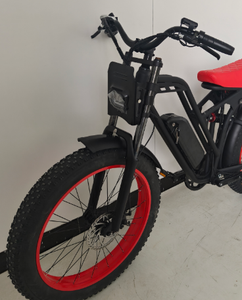 Vélo Électrique <span class=keywords><strong>Chanson</strong></span> 2026 de 26 Pouces, Moteur Brushless Haute Puissance 48V, Assistance au Pédalage, 7 Vitesses, Cadre en Aluminium, Style Vintage - Product Image 5