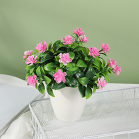 Nouveau produit plantes artificielles en pot 4 pièces Mini fausse fleur pour plantes succulentes pour salon bureau décoration