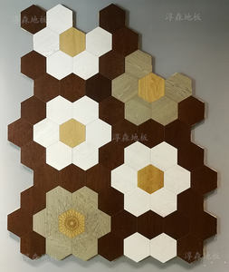 Panneau mural <span class=keywords><strong>en</strong></span> bois de forme de feuille de ventilateur de conception Vortex, revêtement de sol <span class=keywords><strong>en</strong></span> bois de forme incurvée, panneau mural de conception lanterne - Product Image 4