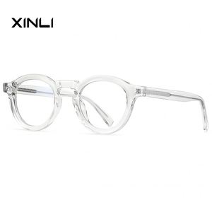 Monturas de Gafas Ópticas Unisex XINLI Modelo 2090, Montura Completa TR90, Patrón Geométrico, Protección Contra Luz Azul, Duraderas, para Miopía - Venta al Por Mayor OEM/ODM - Product Image 5