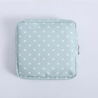 Pochette cosmétique imperméable pour serviettes hygiéniques avec fermeture à glissière pour femmes, format voyage, organiseur de rangement pour serviettes menstruelles