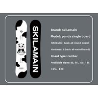 Ensemble de snowboard junior tout-terrain pour enfants débutants, pack de snowboard avec fixations, planche de snowboard freestyle pour jeunes, vente en gros, bois de peuplier léger