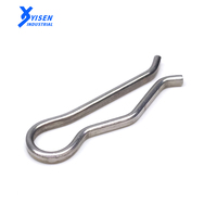 Yisen R Pin galvanis baja tahan karat Split Cotter Pin