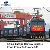 Service de fret ferroviaire porte-à-porte Chine-Europe (Royaume-Uni) avec assurance et assistance 24h/24 et 7j/7, délai de transit de 25 à 35 jours