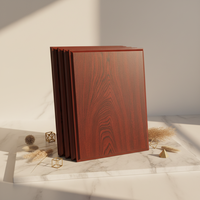 Plaque de récompense en MDF personnalisable, écologique et élégante, pour diplôme, cadeau d'affaires, souvenir, à suspendre au mur, avec boîte polie