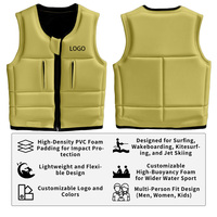 Gilet de sauvetage wakeboard en néoprène personnalisé pour femmes motomarine mousse EPE adultes PVC Chalecos Salvavidas
