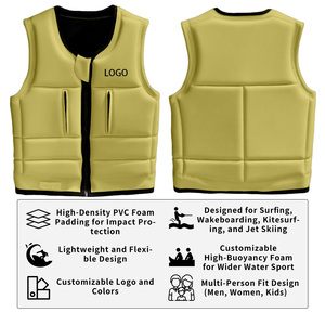 Gilet de sauvetage wakeboard en néoprène personnalisé pour femmes motomarine mousse EPE adultes PVC Chalecos Salvavidas - Product Image 2
