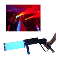 Equipo de Efectos Especiales, Pistola de Aire Comprimido de CO2, Cañón de Humo, Pistola de Chorro de Gas para Fiestas, Cañón LED para Discotecas, Bares y DJ
