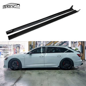 Minigonne laterali in fibra di carbonio stile KB di alta qualità per Audi <span class=keywords><strong>A6</strong></span> <span class=keywords><strong>Allroad</strong></span> <span class=keywords><strong>C8</strong></span> - Product Image 2