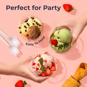 24OZ 32OZ 48OZ Wholesale Disposable PET Clear Plastic Hinged Clamshell Food Packaging <b>Boxes</b> for <b>Cake</b> - Product Image 4