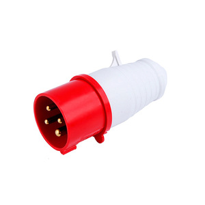 Enchufe móvil industrial, interruptor montado en la pared macho y hembra, enchufe impermeable y toma de corriente a prueba de agua - Product Image 1