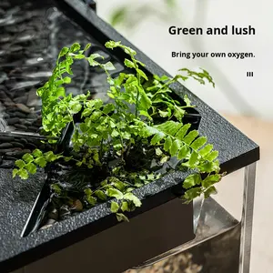 ตู้ปลาออลอินวันขนาดเล็กขายดีในติ๊กต็อก สำหรับวางบนโต๊ะ สไตล์โอเรียนทัล พร้อมปั๊มกรอง สำหรับตู้ปลาในบ้าน - Product Image 3