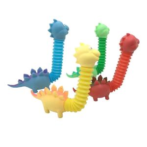 Jincan Creative Cartoon Variable Télescopique Banane <span class=keywords><strong>Tube</strong></span> Vente Chaude Ventouse Radis Pincer Musique Soulagement Sonore Squeeze Jouets - Product Image 3