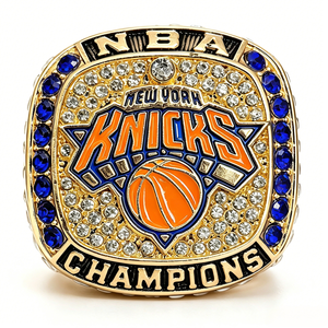 2026 NBA 뉴욕 닉스 농구 챔피언십 링 나무 상자(로고 포함) 청키 쥬얼리 기념품 남성용 선물 신상품 - Product Image 2