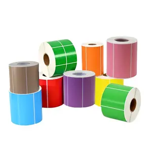 Barcode Thermal Label Transfer Thermal Label Sticker Hot Selling Self-adhesive Full Color Printing Paper Waterproof OEM Accept