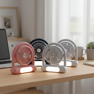 Mini ventilador de techo LED de 6,3 \ "recargable con 72/2/36PCS/CS - Product Image 2