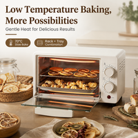 Four électrique compact de 12L-15L, four à pâtisserie multifonction de petite taille, appareil de cuisine populaire pour la maison