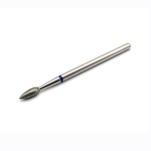 Broca de Diamante para Uñas con Forma de Llama de 2.6mm, Grano M, Fresa Rotatoria, Lima de Uñas, Herramienta de Manicura y Pedicura, Brocas de Diamante para Uñas - Product Image 1