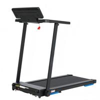 Harga Promo Terlaris Treadmill Elektrik Bebas Biaya Pemasangan untuk Penggunaan di Rumah, Beban Maksimal 100KG dengan 2 Tingkat Kemiringan Manual