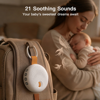 Máquina de Ruido Blanco HiFiD HFD-W50C con Luz Nocturna para Niños, Detector de Llanto de Bebés, Peluche Relajante para Bebés, para Pedidos al por Mayor