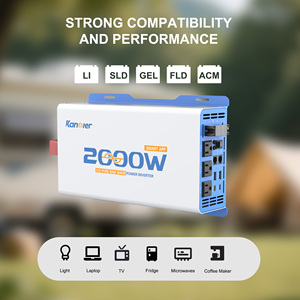 Tinh khiết <span class=keywords><strong>Sine</strong></span> <span class=keywords><strong>Wave</strong></span> <span class=keywords><strong>Inverter</strong></span> 1000W-3000W 12V/24V DC đến 110V/120V AC tùy chỉnh logo RV chuyên dụng đầy đủ điện biến tần - Product Image 2