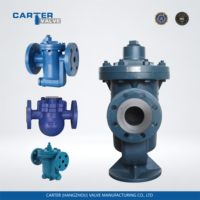 Паровой дренажный клапан Carter из углеродистой стали, чугуна, нержавеющей стали 304/316L, фланец RF, резьба FF NPT BSP, плавающий шарик, ANSI
