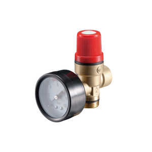 Ensemble de soupape de sécurité en laiton standard <span class=keywords><strong>avec</strong></span> structure de régulation hydraulique manuelle de manomètre pour l'<span class=keywords><strong>eau</strong></span> pour des applications générales - Product Image 6