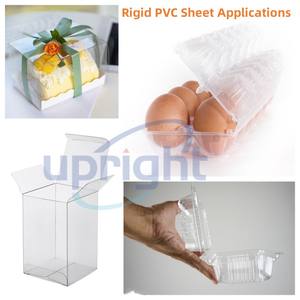 Foglio di pellicola in PVC rigido termoformante in plastica trasparente trasparente verticale 400 micron - Product Image 6