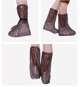 Protetores de Sapatos Descartáveis Antiderrapantes, Impermeáveis e Reforçados, Capas Longas de Plástico para Botas de Chuva para Homens e Mulheres - Product Image 2
