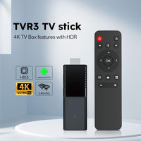 Nouvelle Arrivée 2026 TVR3 Smart TV Stick Android 10 Allwinner H313 Quad Core 1GB+8GB WiFi Double Bande BT 4K