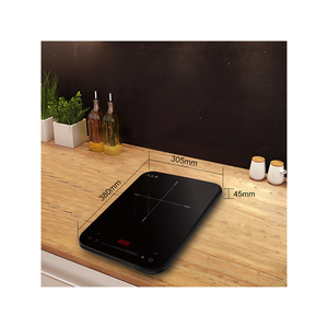 Cocina de Inducción Portátil de Plástico Impermeable con Certificación CE, 1950W, Panel Táctil, Bloqueo para Niños, Apta para Hogar, Auto, RV y Hotel - Product Image 3