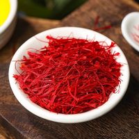 Extrait Herbal de Stigmates de Crocus Sauvage Qualité Alimentaire Crocin Naturel Crocetine & Safranal en Forme de Soie pour Compléments Alimentaires Conditionnement en Vrac