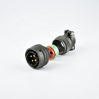 Connecteurs circulaires RSHK MS3116F14-4P, cuivre aérospatial, fiche mâle 4 pôles, étanche IP67, 1200V -55 +125 °C de température de fonctionnement