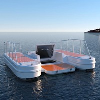 2024 Maßgefertigtes Luxus-Hybrid-Sightseeing-U-Boot Bester Preis Aluminium-Rumpf Außenbordmotor-Yacht für Boot- und Fischerei-Nutzung