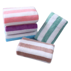 จอยไลฟ์ ผ้าขนหนูคอรัลฟลีซ 35x75 ซม. ลายทาง ซึมซับได้ดี ใช้ในบ้าน - Product Image 5