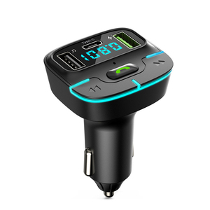Lecteur MP3 sans fil pour voiture, kit voiture LED, adaptateur radio, type-C PD, émetteur FM Bluetooth, prise en charge de la clé USB - Product Image 3