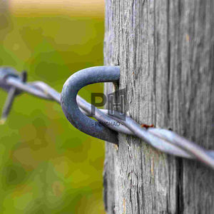 Fernet agrafes en forme de U attaches pour filet de clôture en bois clôture de selle clous en métal robustes réparation de Construction agricole - Product Image 4