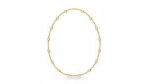 สร้อยคอเพชรเรียบหรูสำหรับผู้หญิง เครื่องประดับอ่อนช้อยประดับเพชรระยิบระยับสำหรับใส่ทุกวัน - Product Image 3